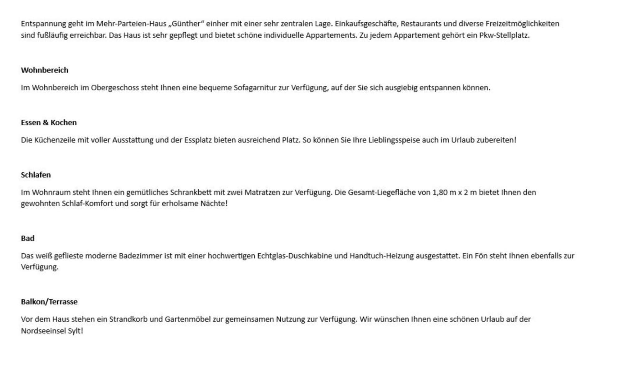 Haus Guenther - Mittelweg 1, App 1 Wenningstedt-Braderup Zewnętrze zdjęcie